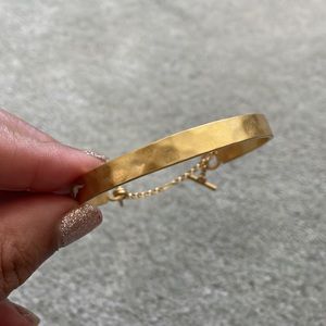 Madewell hammered cuff bracelet